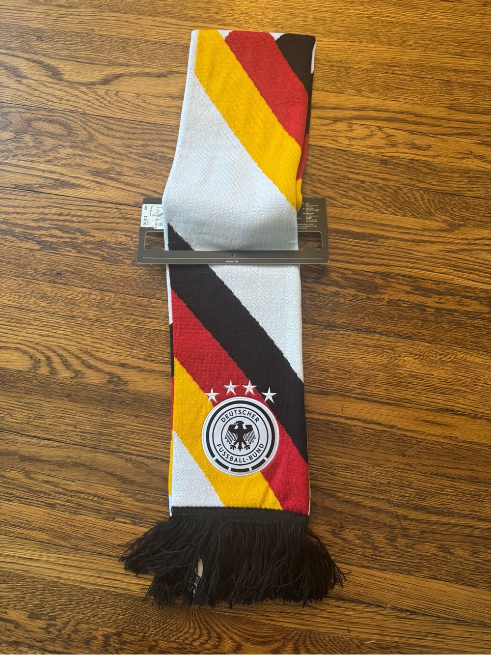 Adidas Adult Germany 2026 Team Logo Scarf Germany Football Scarf